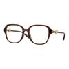 Temple Logo Injection Molding Square Optical Glasses Women's Brown 65970869 VE3386D5534-Brown 55/18/140-h.49
