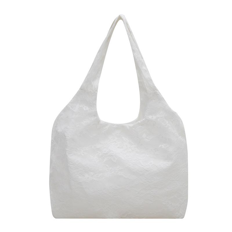 Large-capacity Tote Bag with Fashionable Texture, Single-shoulder Design, Suitable for Office Commuters
