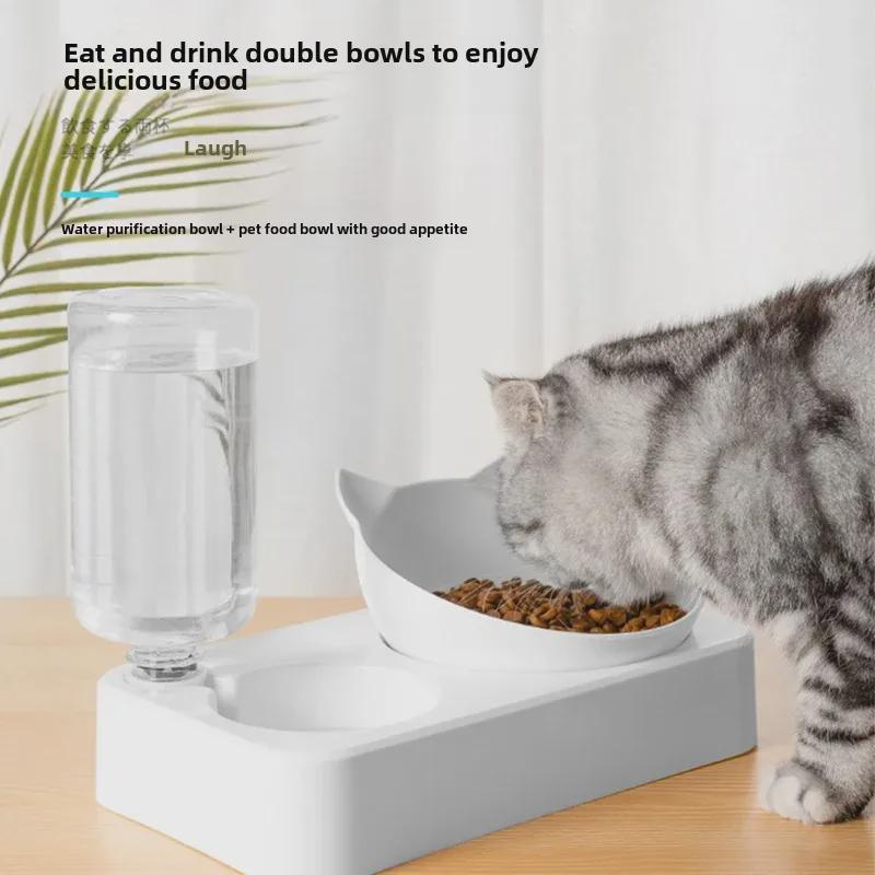 2-in-1 Automatic Pet Water Feeder & Bowl for Cats and Dogs
