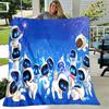 1pc Blanket Astro Bot4 Print Design, Lightweight Blanket for Sofa, Bed- Soft &Warm, Gift for All Seasons Like Christmas, Halloween