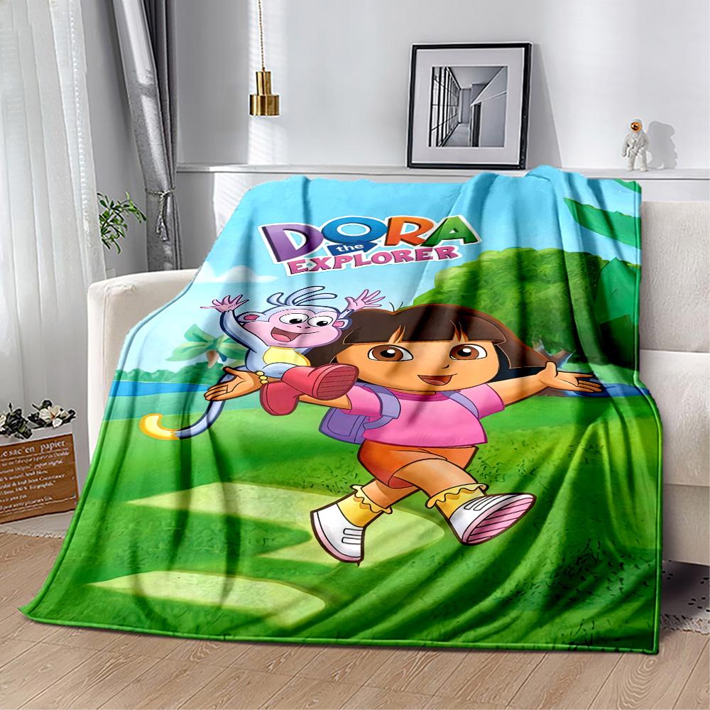 Dora Explorer Blanket Soft Warm Cozy Perfect for Picnics Couch Office All-Season Use Warmthful Decor Ideal Gift for Friends Family Couples Picnic