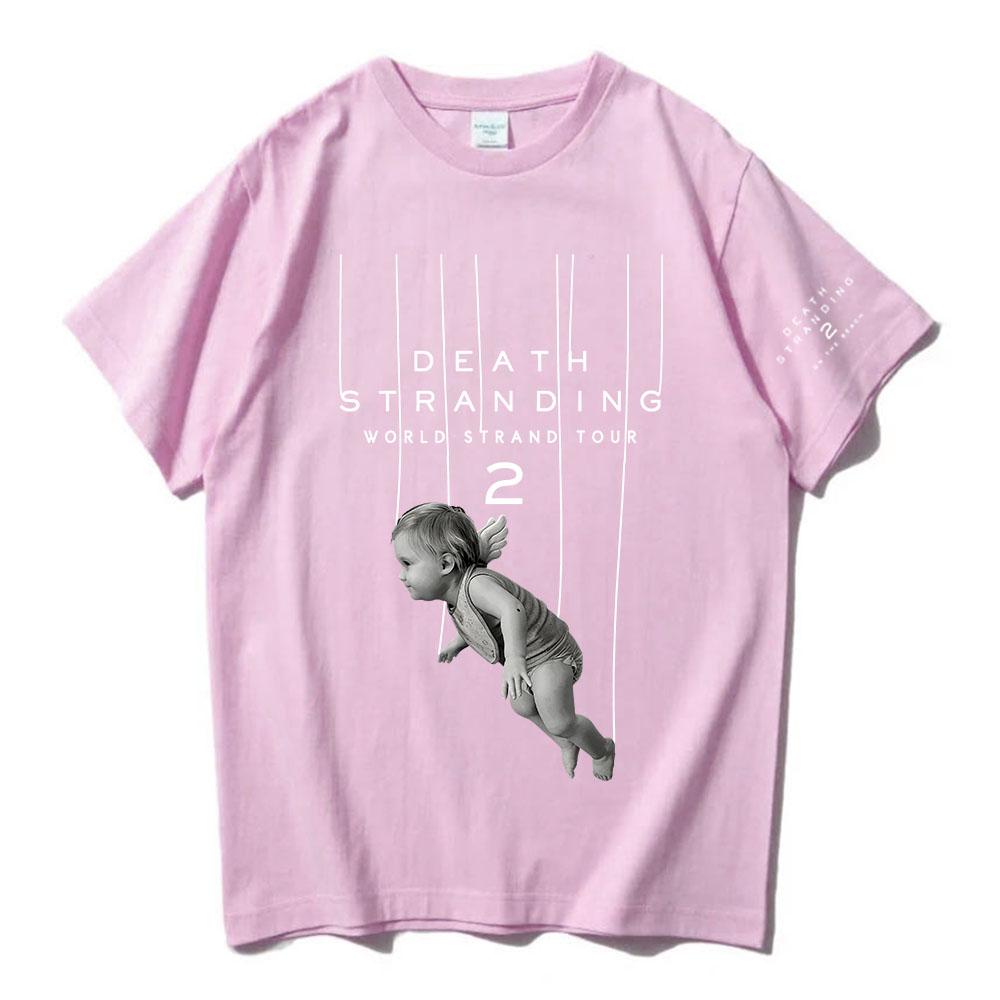 Drawbridge Design Graphic Tees Game DEATH STRANDING 2 ON THE BEACH T-shirt Unisex Streetwear Cotton Short Sleeve Mens Tee-shirt