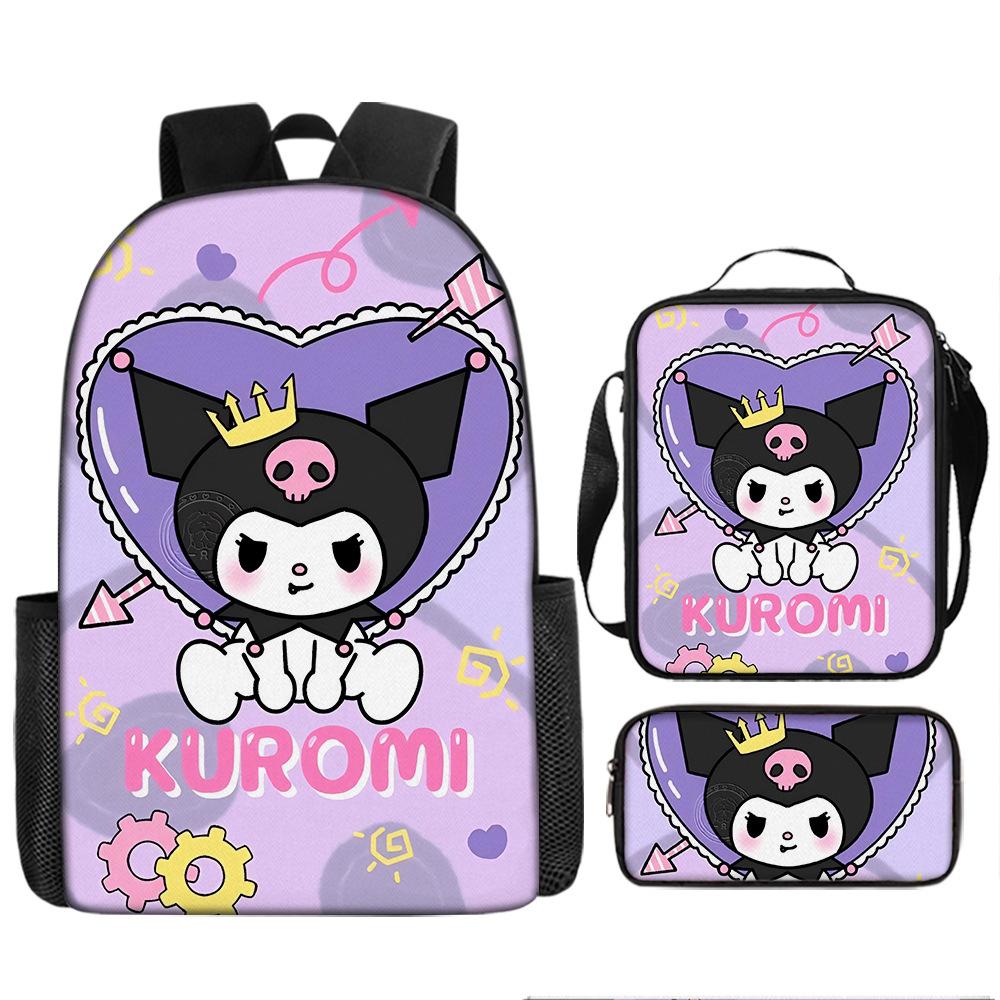 3D Animation Three-Piece Yugui Dog Cartoon Primary And Secondary School Students Schoolbag Children'S Backpack