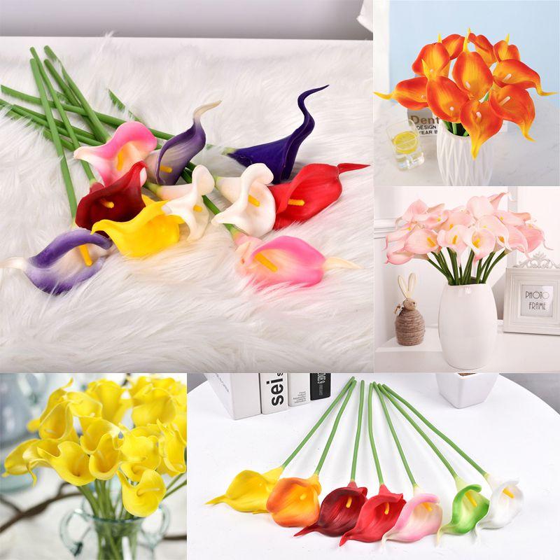 Premium Quality Real Touch Fake Calla Lilies For Stylish Wedding Decor