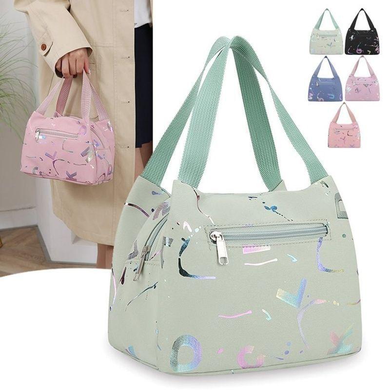 Cloth Bag Women's Canvas Small Handbags Oxford Cloth Waterproof Lunch Bag Mobile Phone Bag Women's Bag… More