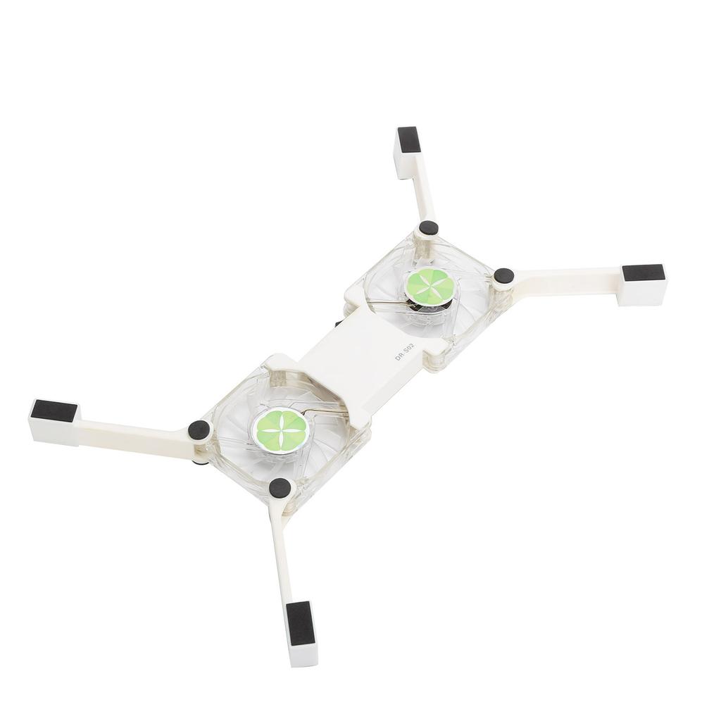 Laptop Cooling Pad USB Foldable Radiator Cooler Stand Light Portable with AntiSkid Mount(White )