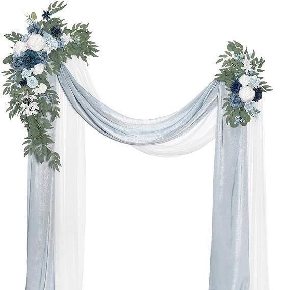 

Арка имитация цветка четырехсекционный занавес марля искусственный цветок свадебное украшение фон наружная поставка