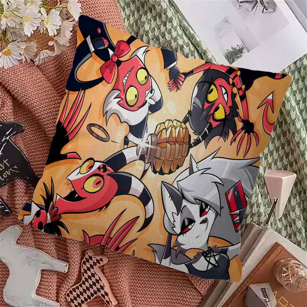 Cartoon H-Helluvas Boss Terror Pillow Cover Design cushion Cover decor Holiday Decorati