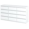 Chest of Drawers 12 Drawers Cabinet "HIT" 84 Matt White/Matte White