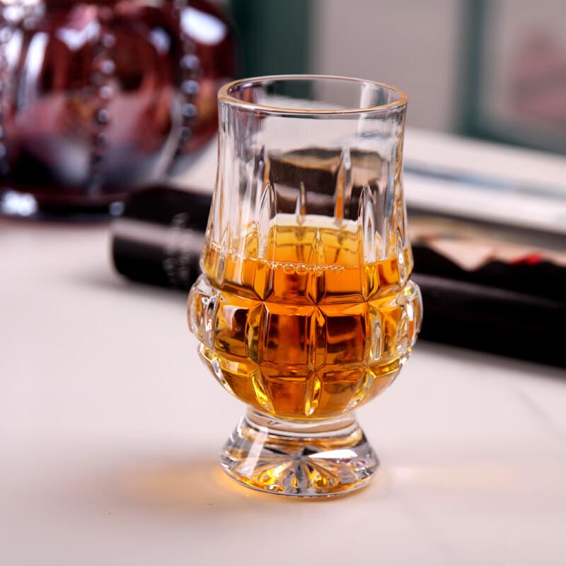 Pahar de degustare pentru băuturi spirtoase Flavinmci cu gravură de cristal