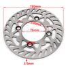 Front and rear brake disc rotor 190mm for 110cc 125cc Huayang Bosvel T8 Off-Road Dirt Bike Accessories Four Pit Dirt Bike ATV