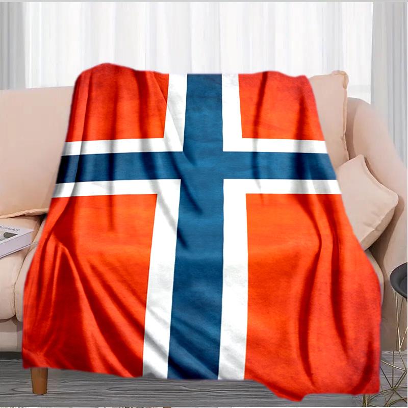 Scottish Flag Design Blanket Suitable for Sofas, Beds, Offices, And Camping - Perfect Gift for Halloween Christmas
