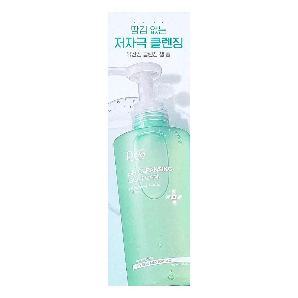Dr.G Mildly Acidic Cleansing Gel Foam 200ml Moisturizing Olive Young Foam Cleanser