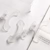 1-4pcs Book Clip Reading Plastic Clip Prevent Page Turning Transparent Frosted Folder Fixed Notebook Piano Score Creative Tool