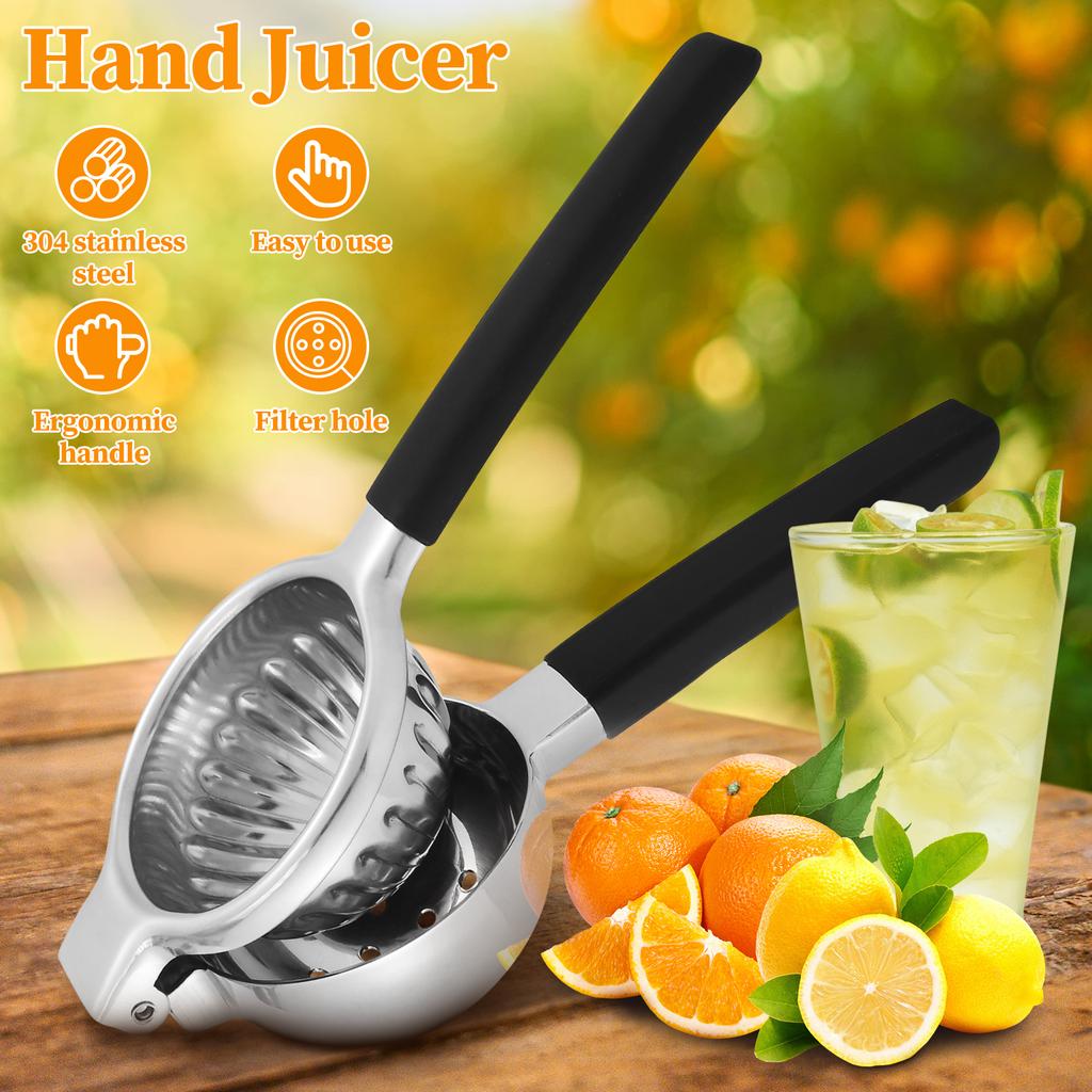 Portable Fresh Juice Presser Fruit Extractor Orange Citrus Lime Lemon Squeezer Hand Press Juicer Lemon Clip Fruit Squeezer