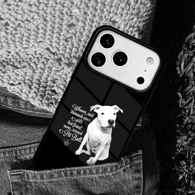 Pitbull Dog mobile phone case Compatible with IPhone 17 16 15 14 13 12 11Pro Max 17 Air cover