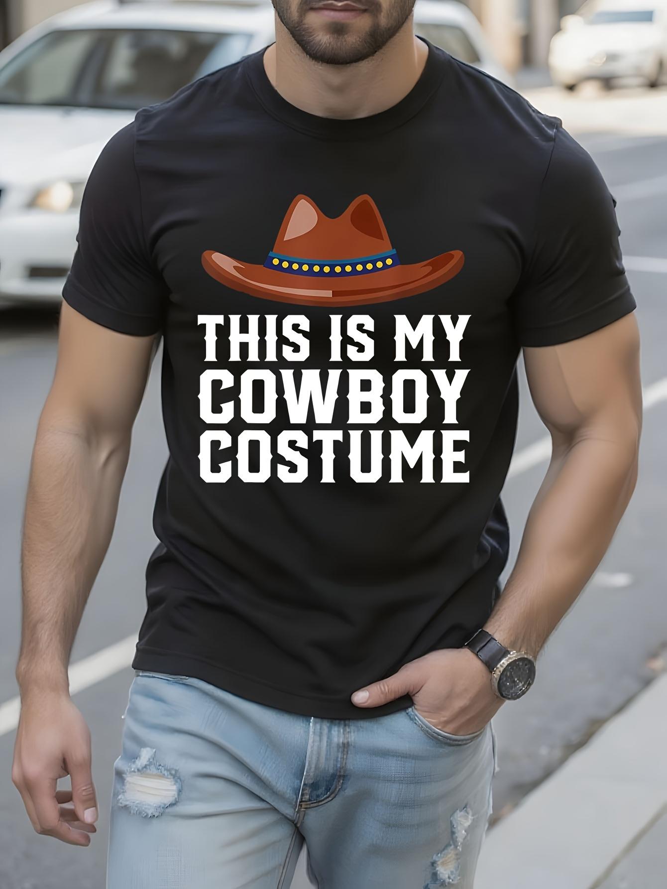 Cowboy Halloween Costume - Sheriff Tshirt with THIS IS MY... S