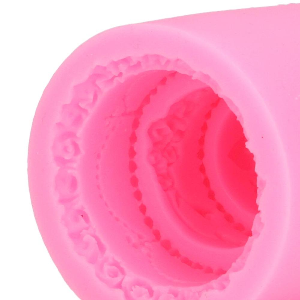 2pcs Durable Silicone Fondant Mould Soft Cake Mould Fondant Mould  Small Cake