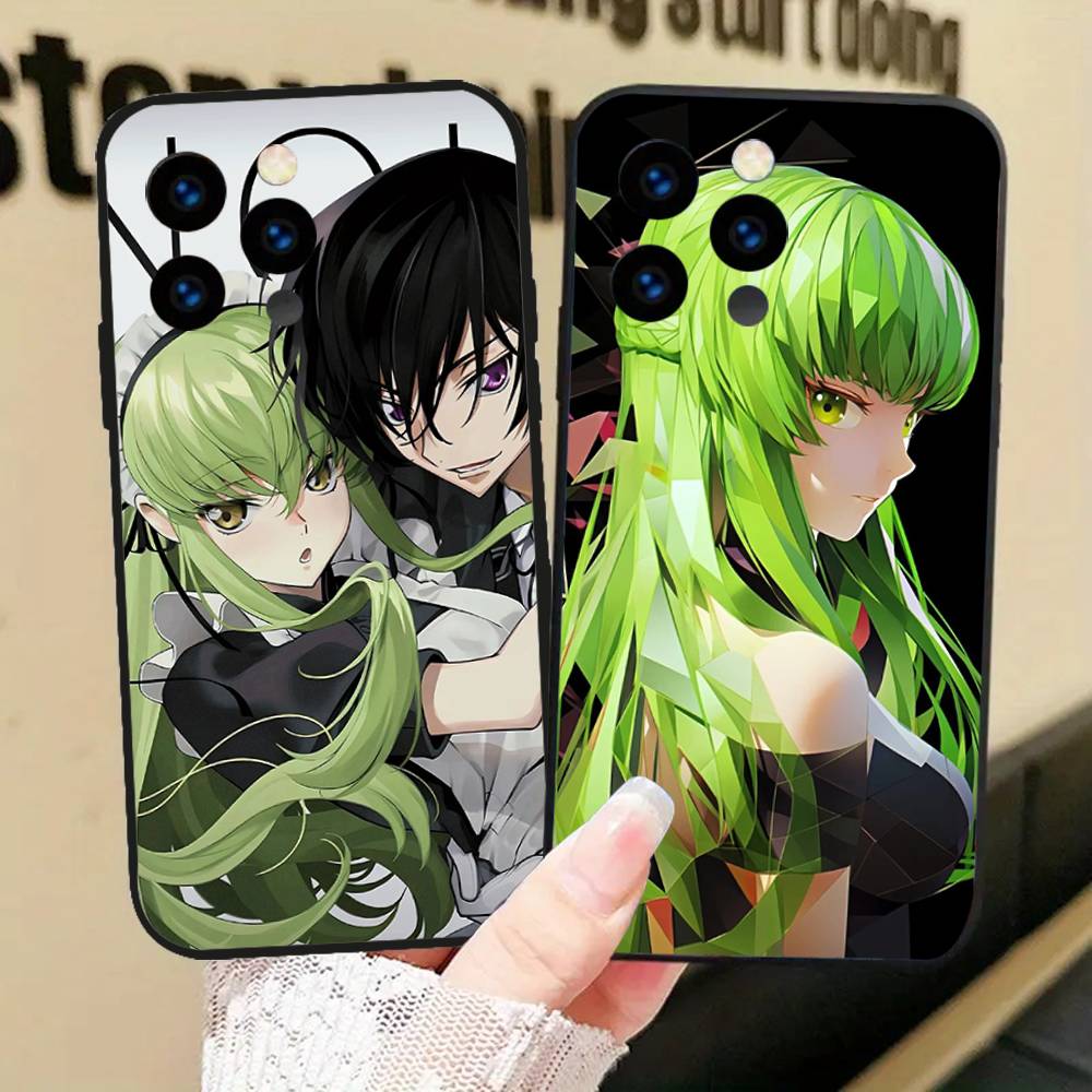 CODE GEASS Lelouch Of The Rebellion Animation Phone Case For IPhone 17 Air 16 15 14 13 Pro Max 11 12 Black Silicone Cover