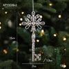 Silver Irregular Electroplated Christmas Tree Ornaments - Glossy Plastic Pendants In Stock