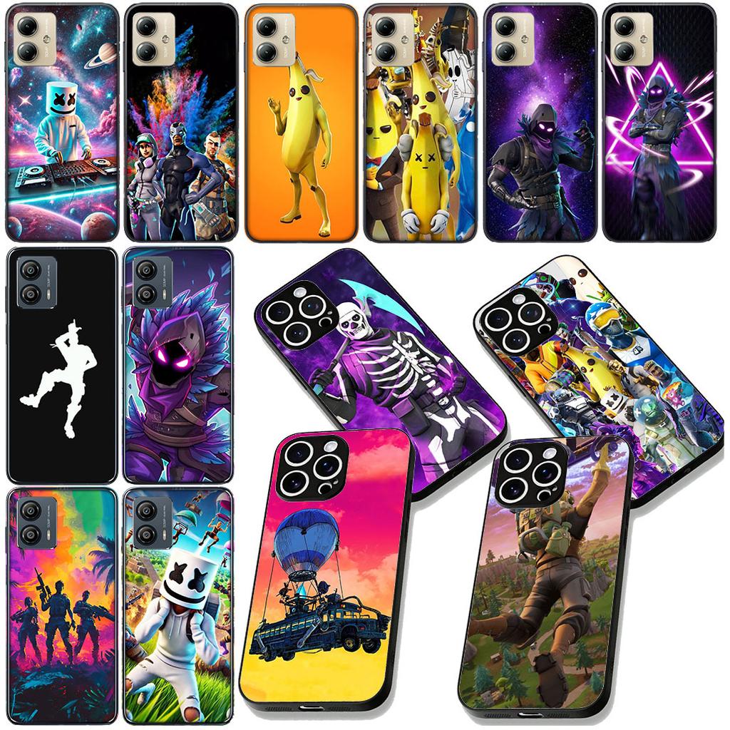 Wallpaper F-Fortnites-Lovely Phone Case for Apple iPhone 12 13 Mini XS 11 Pro Max 7 8 Plus + XR 8+ X SE 2020 SE3 Cover Casing