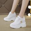 Inner Height Increase White Shoes Women's Autumn New Soft-soled Versatile Net Shoes Sports Casual Shoes Mesh Breathable Women's Shoes