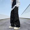 Pants Men's Trendy Brand Ruffian Handsome Spring and Autumn Japanese Functional Style High Street Versatile Loose Wide-leg Multi-pocket Overalls