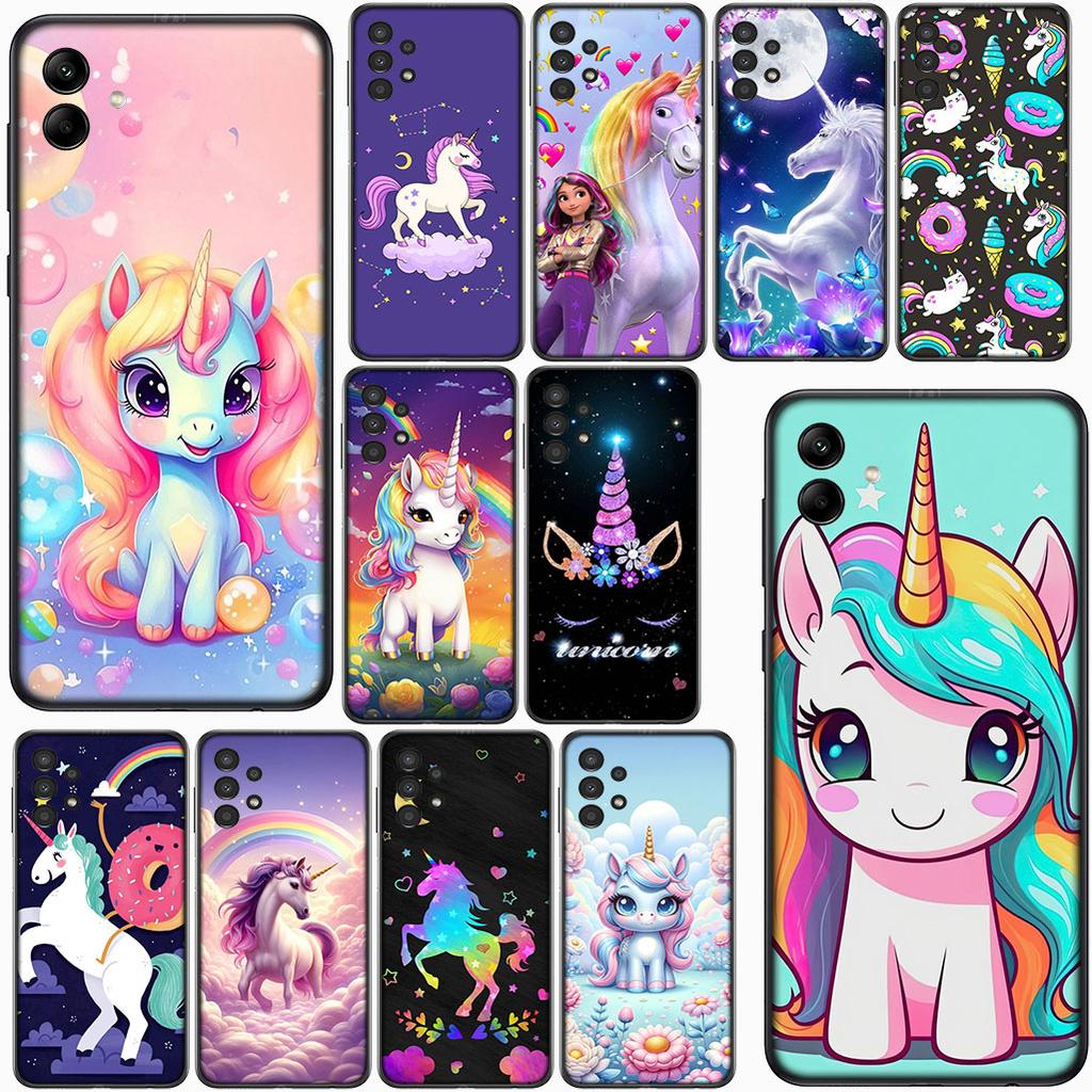 Für Motorola Moto G86 G57 G67 G24 G15 G54 Power G13 G14 G34 G35 G45 G60 G53 G55 G64 G75 G72 Handyhülle Einhorn Cartoon Pferd