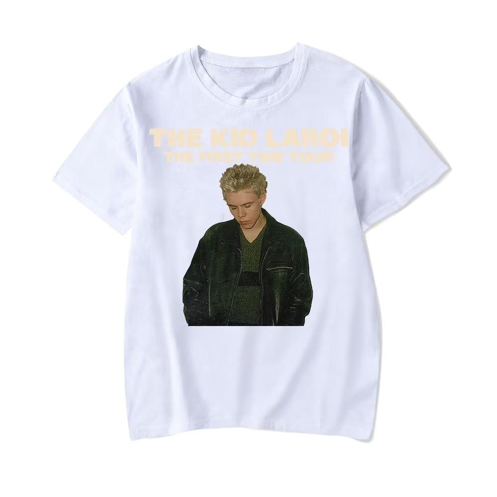 

The Kid LAROI The First Time Tour Unisexs TShirt Unisex ONeck 100Cotton Short Sleeve Y2k Oversized Tee Concert Merch Fans Gifts M