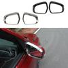 For Suzuki Vitara 2016 2017 2018 Stick Rear View Side Glass Mirror Trim Frame Rain Shield Sun Visor Shade ABS Eyebrow