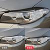 Front Headlights Eyebrows Eyelids Trim Cover Moulding Sticker for BMW 5 Series F10 F11 2014-2017 / 2011-2013 Car