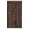 Pflanzenständer 2 Stück Braun Eichenoptik 10 x 10 x 18 cm Holzwerkstoff