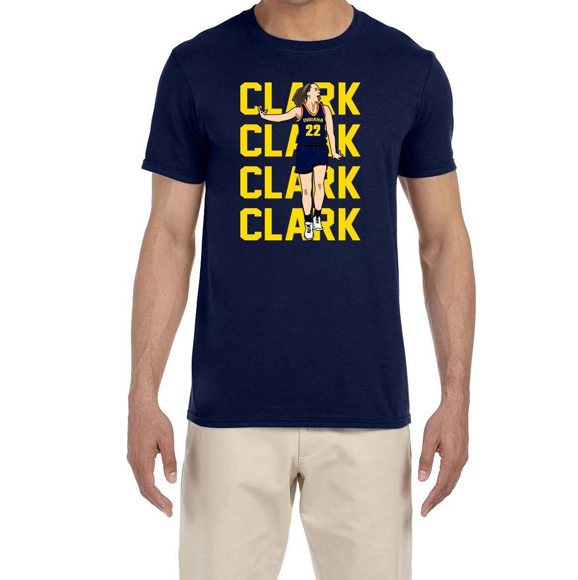 Indiana Caitlin Clark Text Pic T-shirt XL