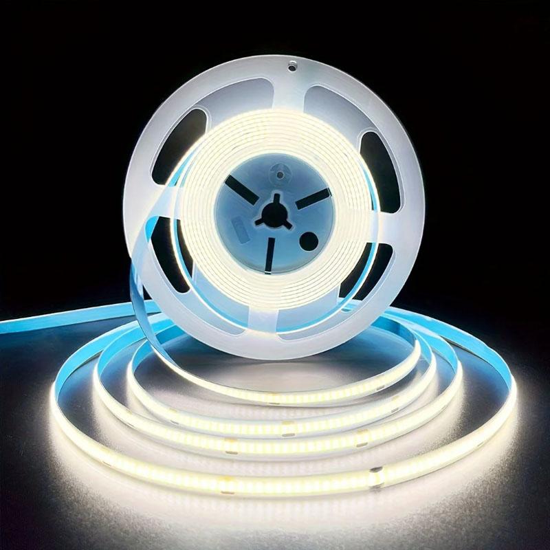 

Светодиодная лента COB 5 В с датчиком движения USB, регулируемая яркость, гибкая лента COB для кухни, гостиной, домашнего декора, линейного освещения 1m