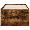 Daybed with Drawers Without Mattress Smoked Oak 90 X 190 Cm