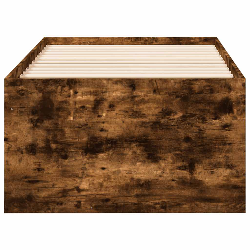 Daybed with Drawers Without Mattress Smoked Oak 90 X 190 Cm
