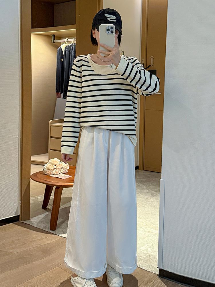 2025 Korean Style Plus Size Knit Sweater: Belly Concealing Autumn Winter Top for Women