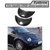 Real Carbon Fiber Front Headlight Eyelids Eyelashs Covers For -Beetle 1995-2011 Head Light Eyebrows Trim