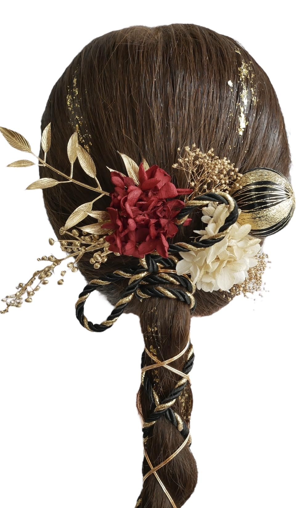 

Ломери Плетеный и Сушеный Цветок Волосы Хвост Волосы Выпускной F10 x Украшение, Золотой, Стиль, Аксессуар, Церемония Совершеннолетия, Церемония, Фурисодэ,