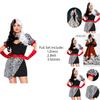 101 Dalmatiner Cosplay-Kostüm für Damen – Sexy Schurkenkleid für Halloween