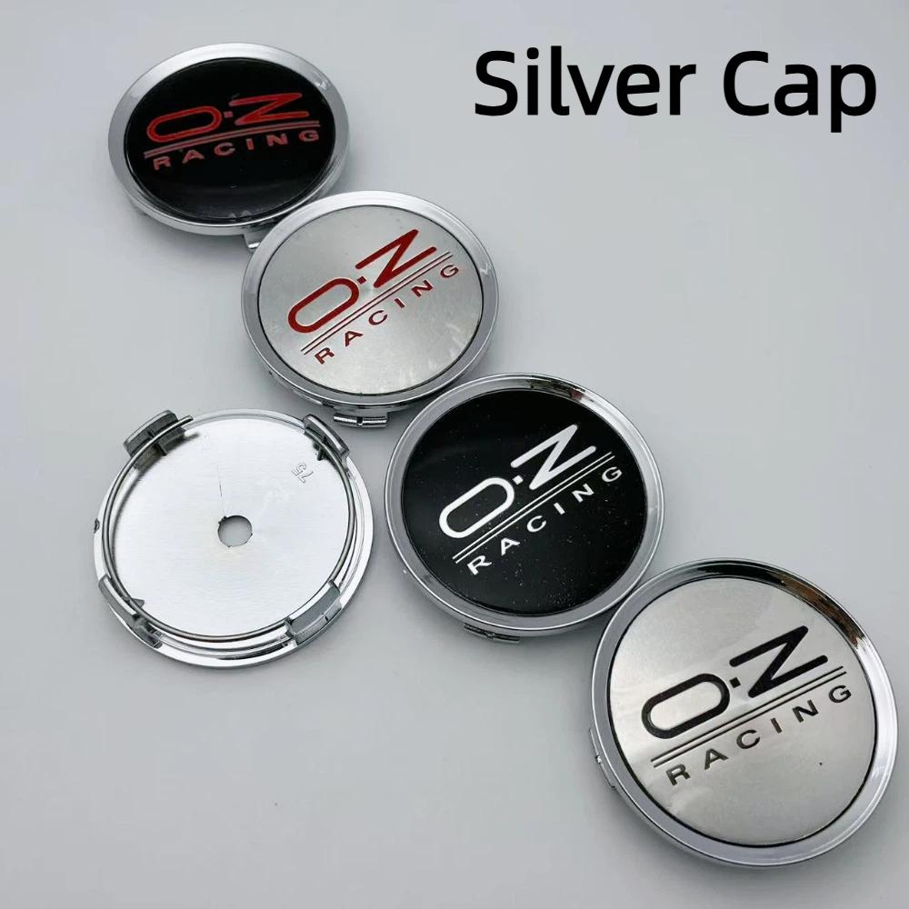 4 pezzi 75mm OZ O.Z Racing Emblema Logo Coprimozzi Centrali per Cerchi Auto Coprimozzi Ruote Copertura Centrale per Cerchi Auto Accessori Auto Styling