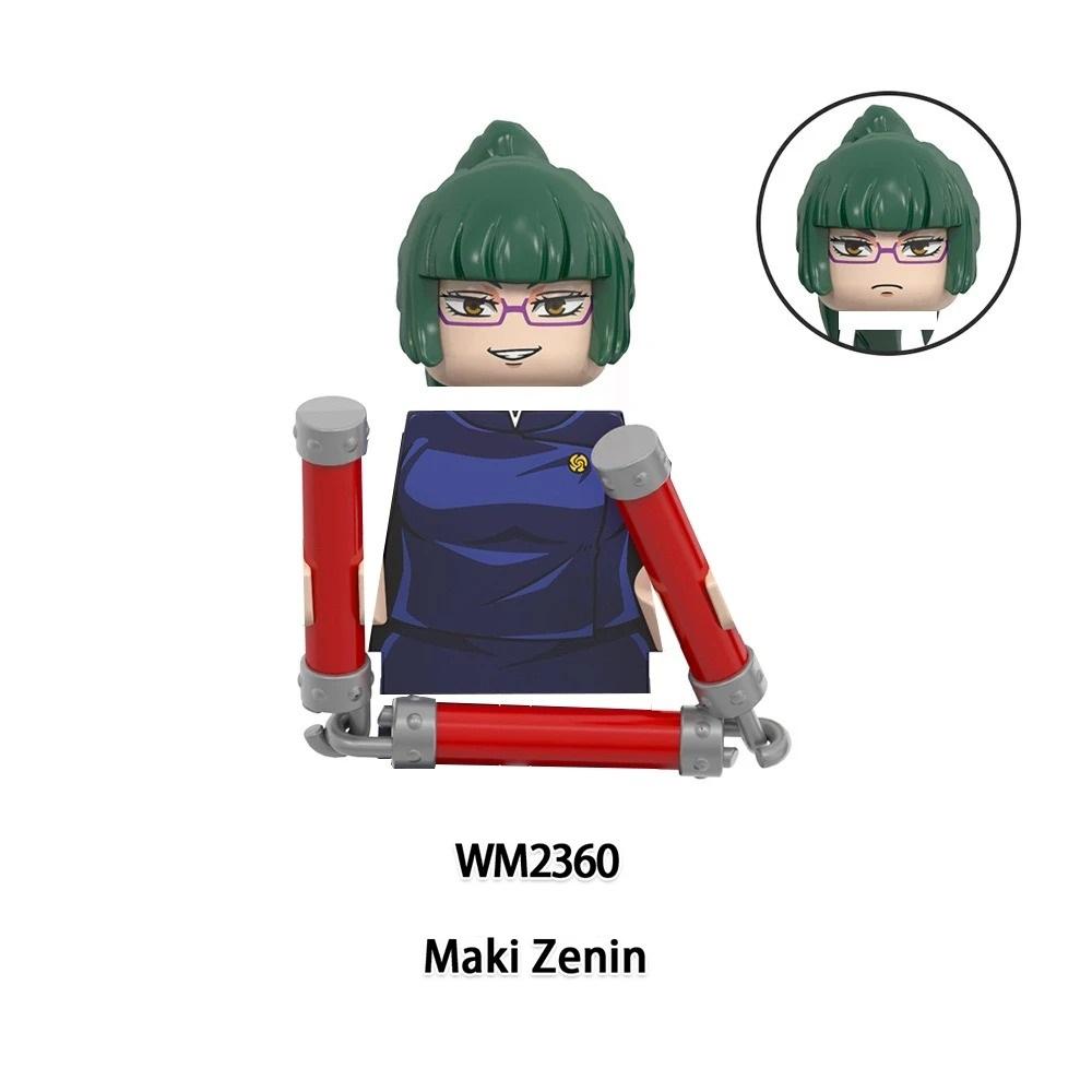Jujutsu Kaisen Anime Cartoon Gojo Satoru Itadori Yuj Fushiguro Megumi Okkostu Yuta Building Blocks Mini Action Figures Kids Toy