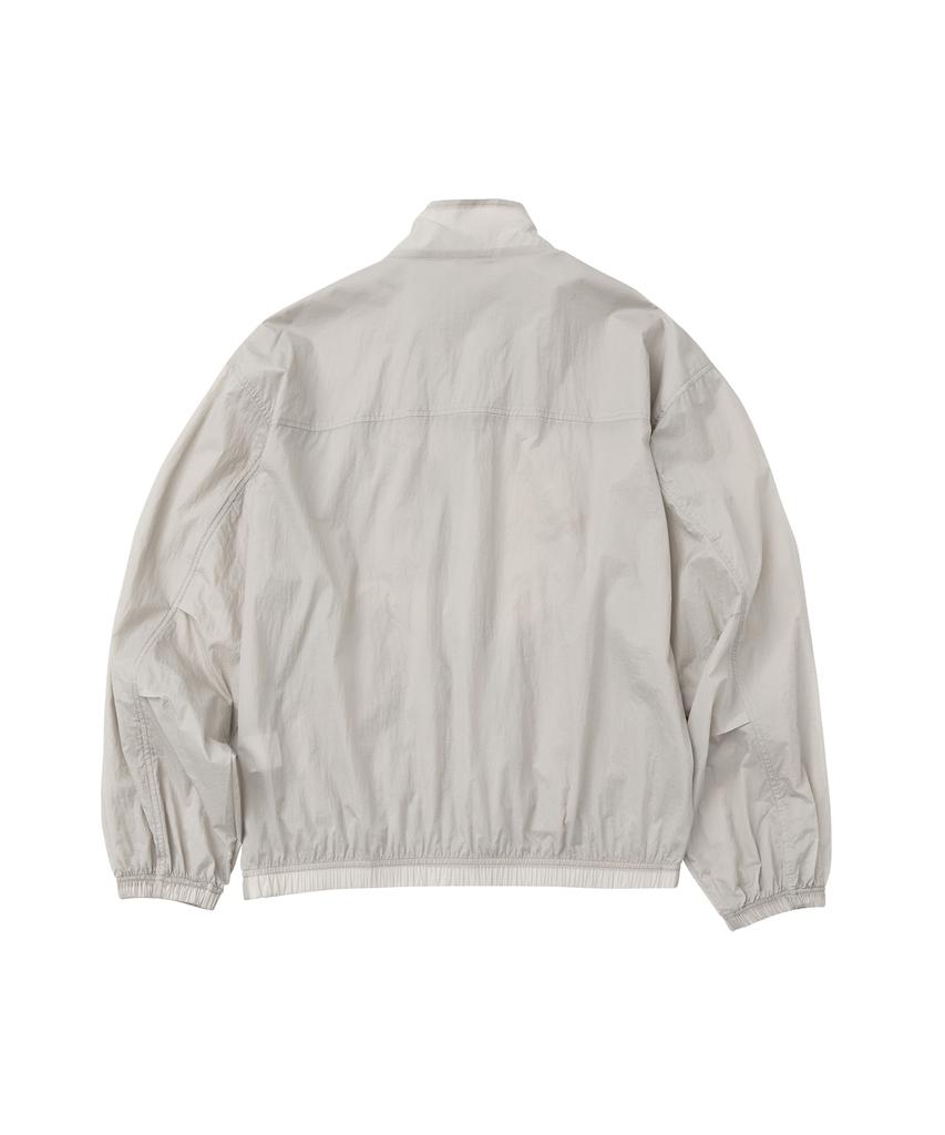 Wmc [Uv Protection] 2-Way Sheared Stand Neck Jacket_Grey