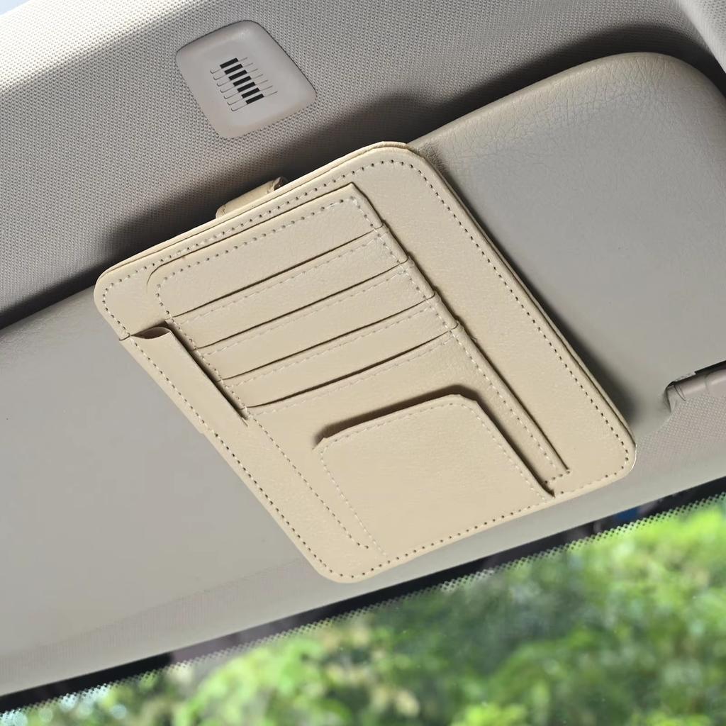 Κουτί αποθήκευσης Sun Visor Car Bill Stand Θήκη κάρτας Dvd Organizer με κλιπ γυαλιών ηλίου αποθήκευση Τακτοποίηση αξεσουάρ αυτοκινήτου