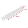 Acrylic Flower Vase Art with Light Bar Modern Pot Rectangle Floral Arrangement for Home