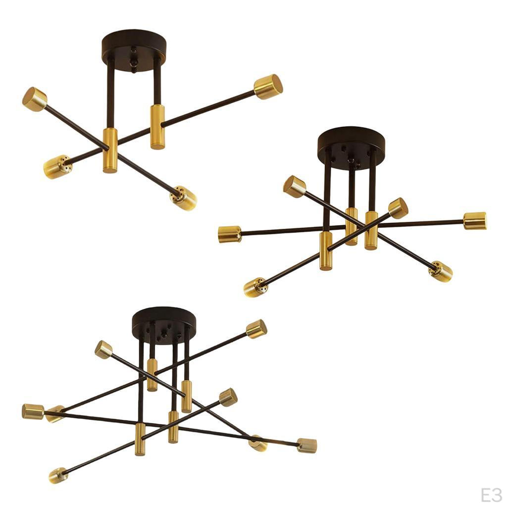 Modern Sputnik Chandelier Ceiling Light for Living Room Dining Hallway