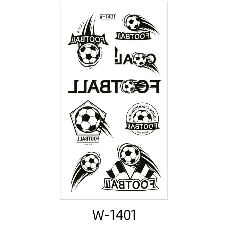 Tattoo Sticker Waterproof World Cup Football Sports Children'S Cartoon Cute Temporary Tattoo Sticker