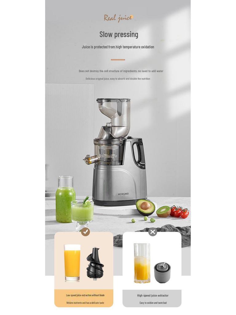 Large-Caliber Automatic Orange Juicer with Residue Separation