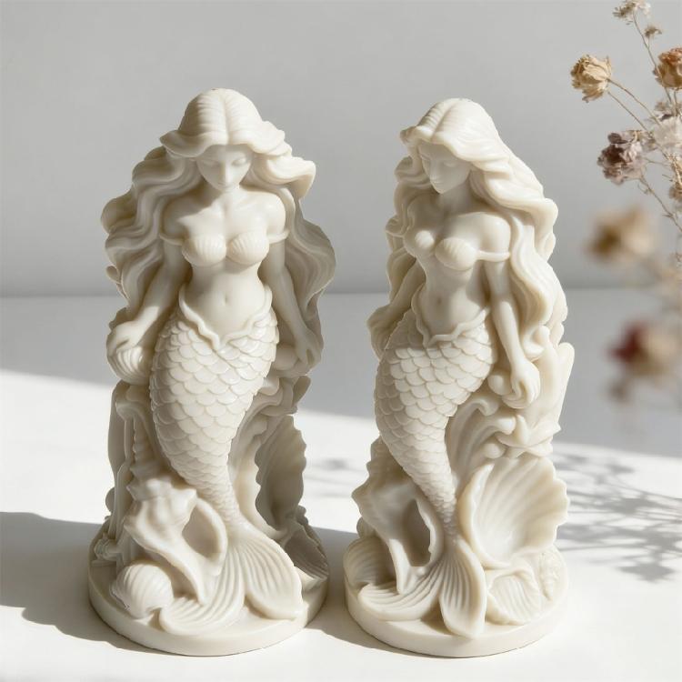 Stampo in Silicone Sirene Ideale Per Candele Saponi Artigianali E Artigianato Decorativo