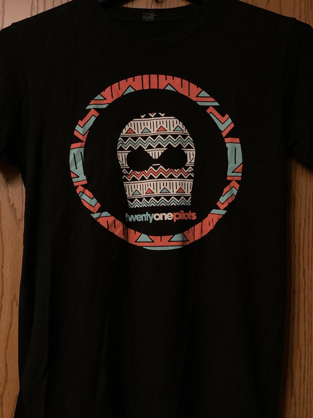Twenty One Pilots - Black Shirt With Graphic Design - M - Tultex 2XL